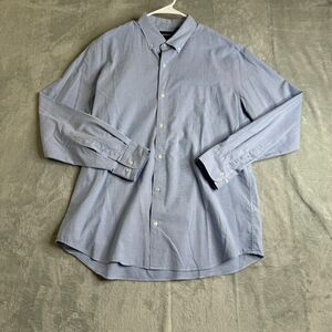 Bonobos Shirt Mens XL Blue Stretch Everyday Shirt Workwear Office Finance Casual